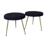 Pair of poufs