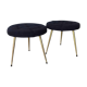 Pair of poufs