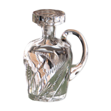 1950s decanter in chiseled crystal