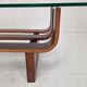 Table basse en teck élégante des années 60 par James Brown pour T.H. Brown, années 1970.