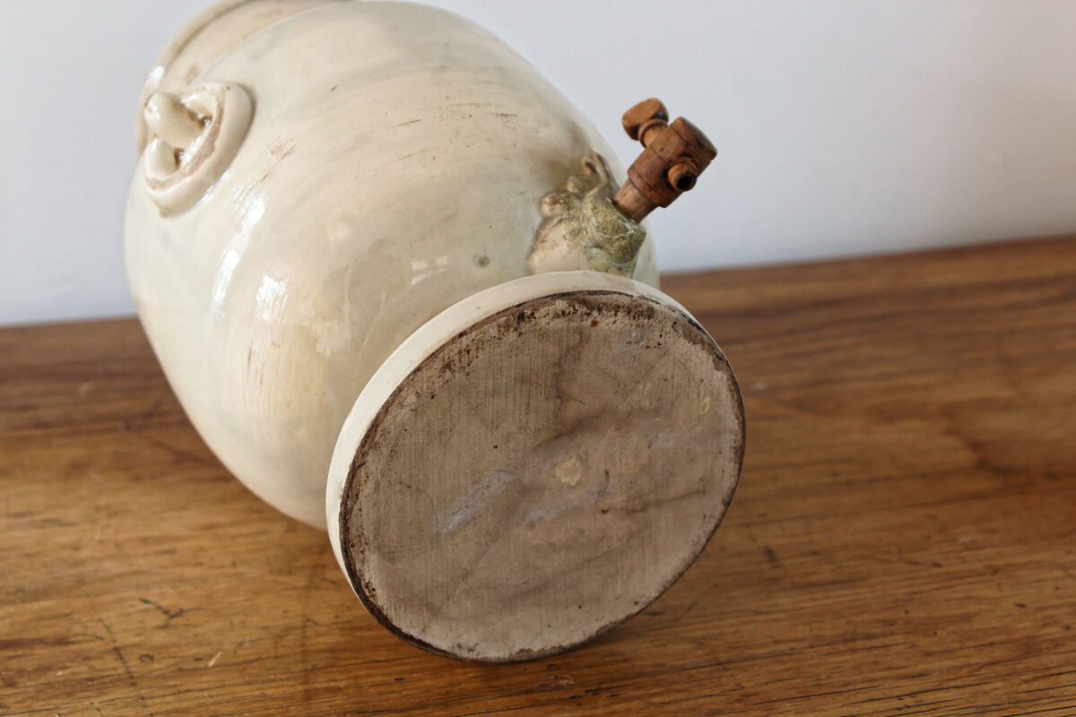 Old ceramic vinegar