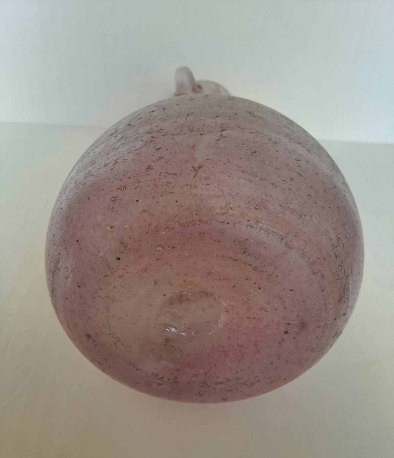 Large Murano scavo glass vase h 37 cm