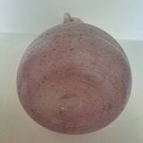 Large Murano scavo glass vase h 37 cm