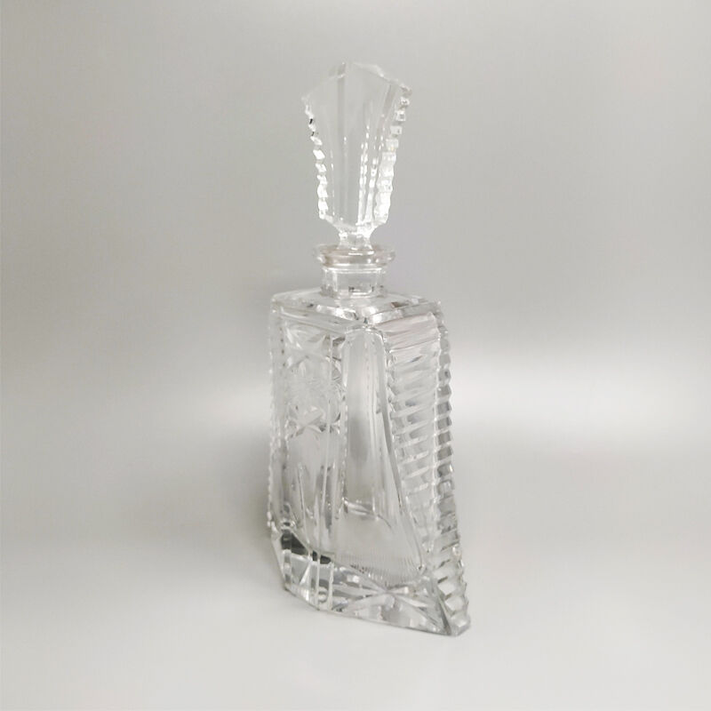 1950 crystal decanter with 6 crystal glasses