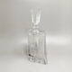 Carafe en cristal avec 6 verres en cristal 1950