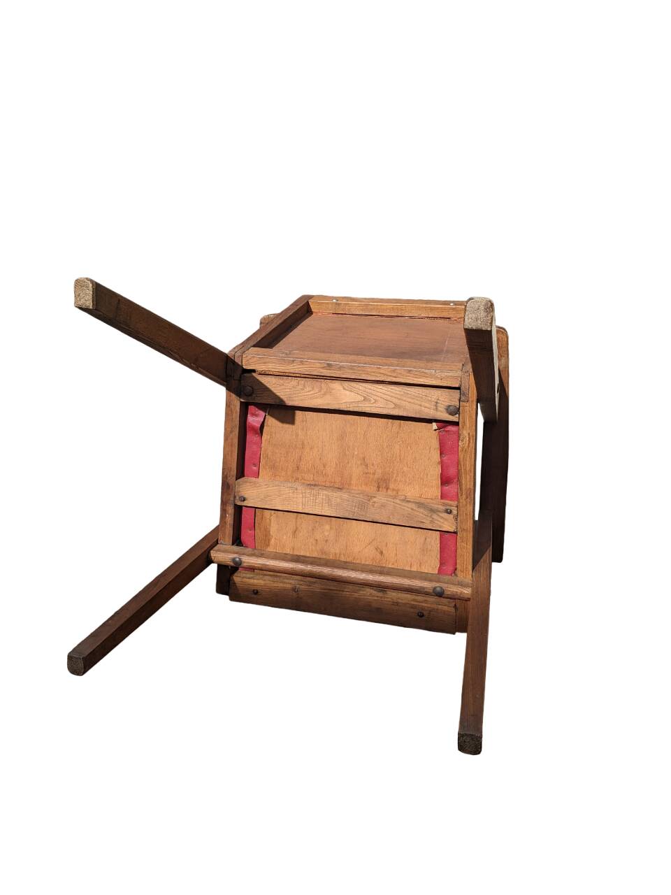 Fauteuil bridge à pieds compas, années 50
