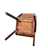 Fauteuil bridge à pieds compas, années 50
