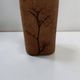 Stoneware vase signed Raymonde Leduc – Vallauris – herbarium decoration – years