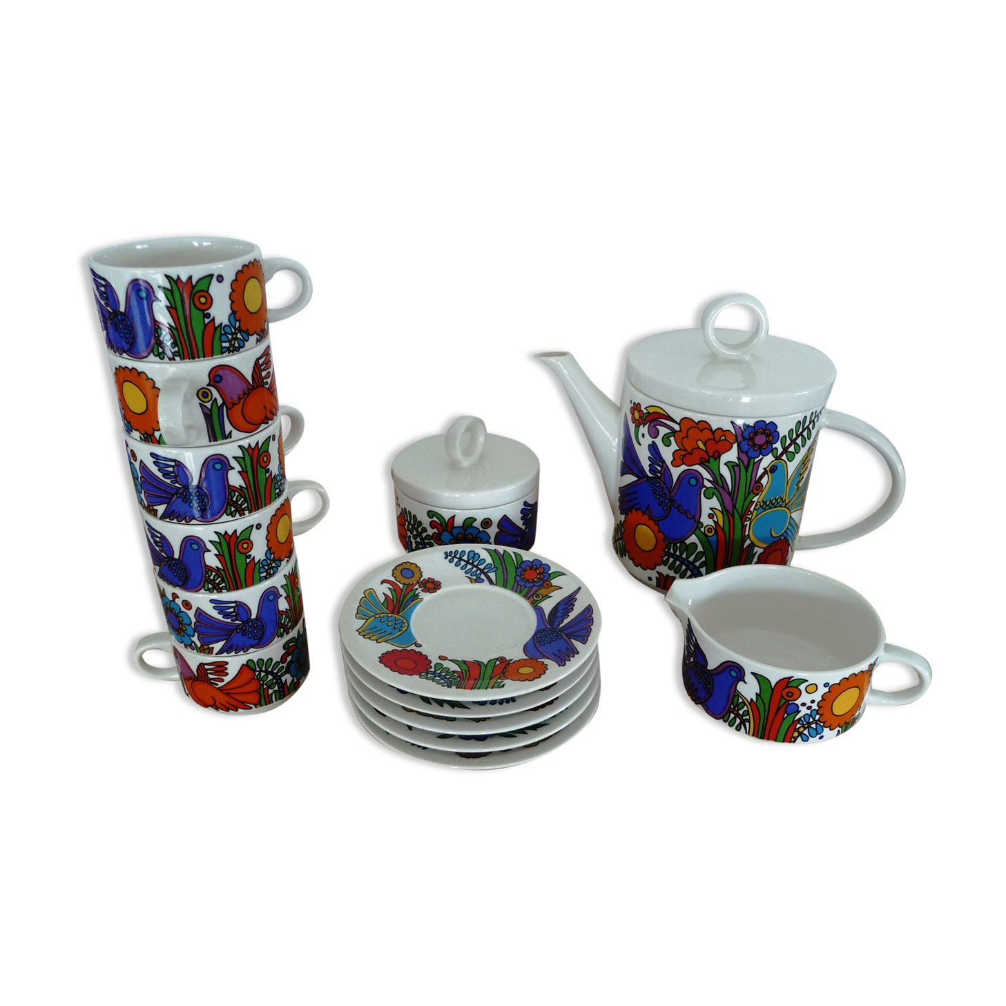 Acapulco manufacture Villeroy and Boch coffee service