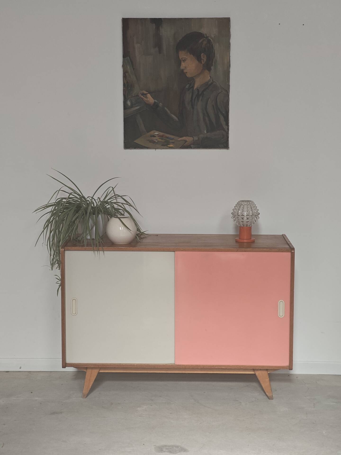 Buffet U452 pink and white by Jiri Jiroutek for Interier Praha