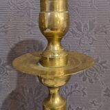 Pair of brass candlesticks