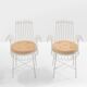 Mathieu Matégot paire de chaises Cap d’Ail 1950s