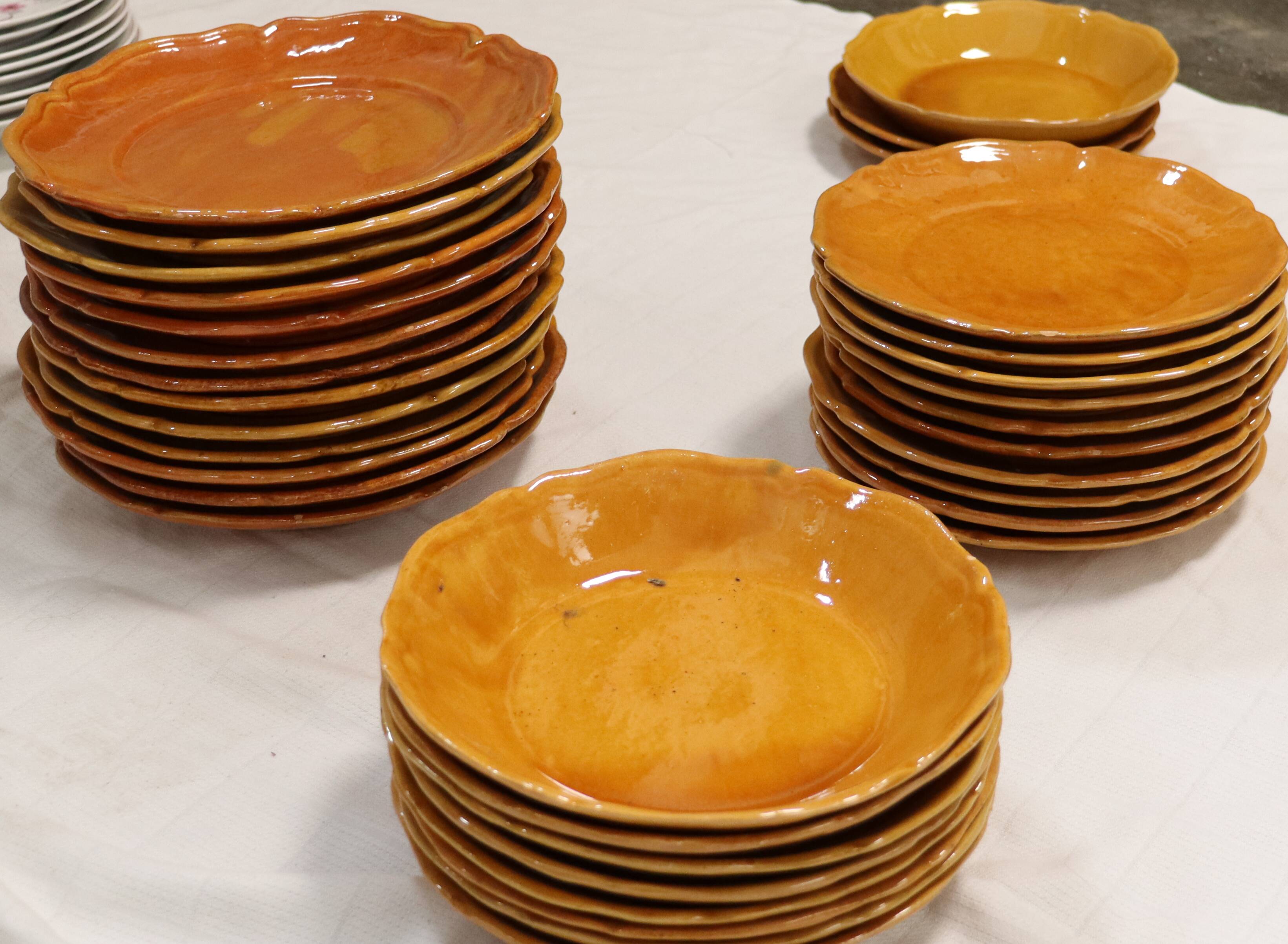 Lot assiettes provence Biot