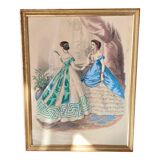 Engraving "Illustrated fashion" Anaïs Toudouze