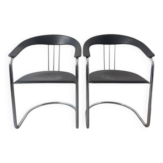 Pair of Arrben Canasta armchairs