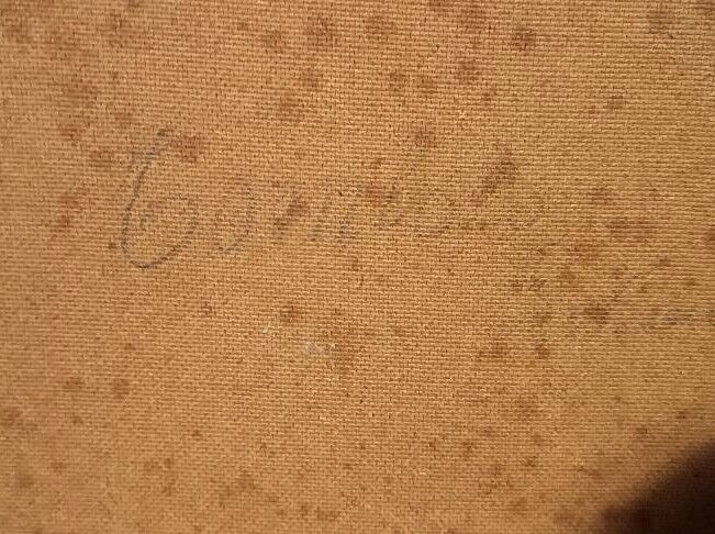 Landscape painting by Gino Romiti (Livorno 1881-1967)