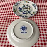 Pair of plates "blue phoenix" Villeroy and boch