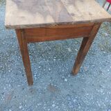 Firm table desk cherry walnut a drawer in front