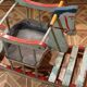 Vintage wooden rocking horse