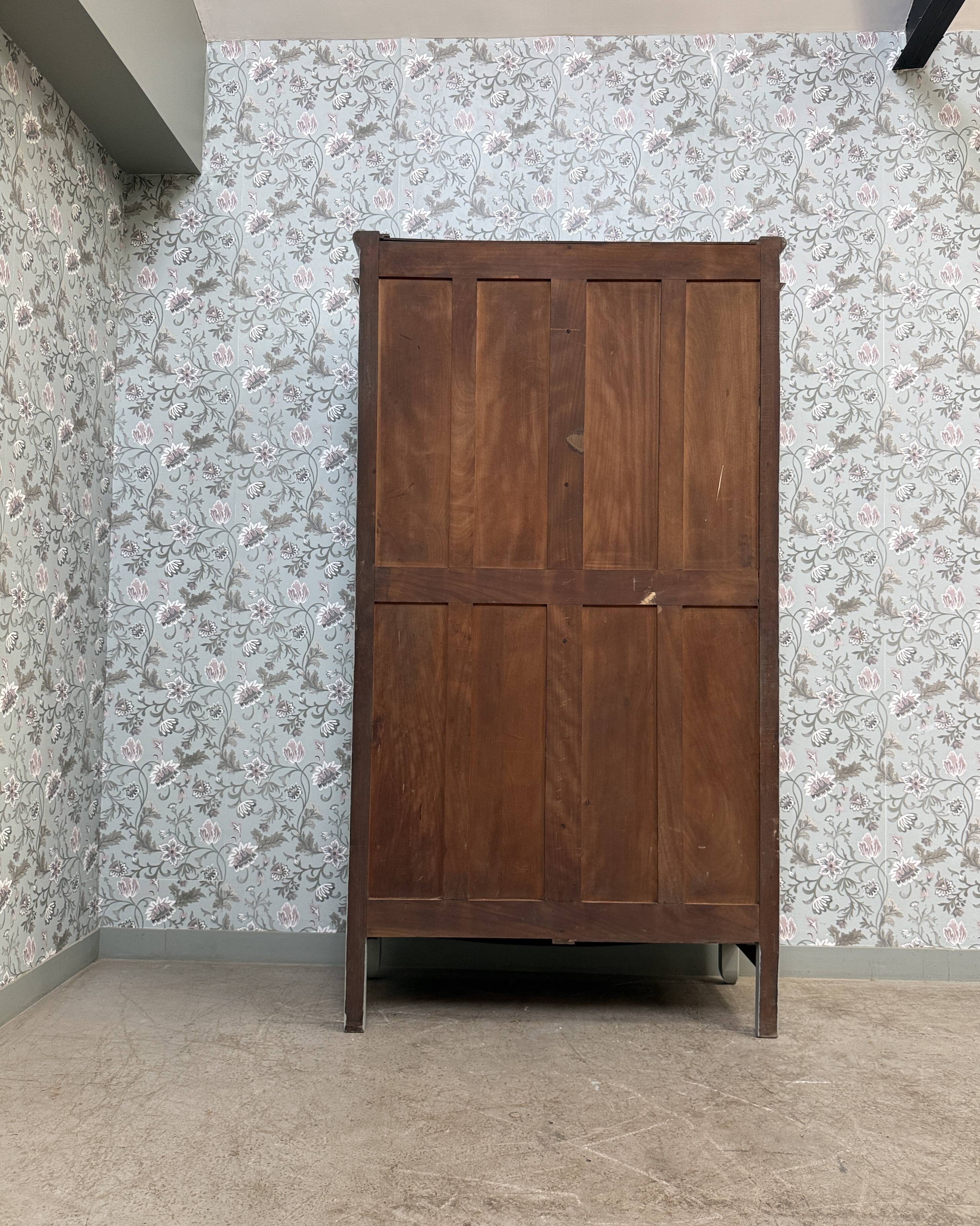 Large Art Nouveau wardrobe (renovated)