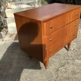 Scandinavian design commodity in vintage teak 1970