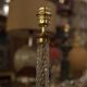 Vintage lamp in crystal and brass