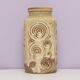Vintage taupe west germany vase scheurich