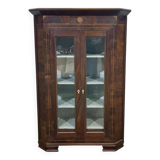 Early 20th century walnut corner cabinet