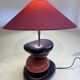 François CHATAIN Table Lamp Violet/Pink Conical Shade E27 230V