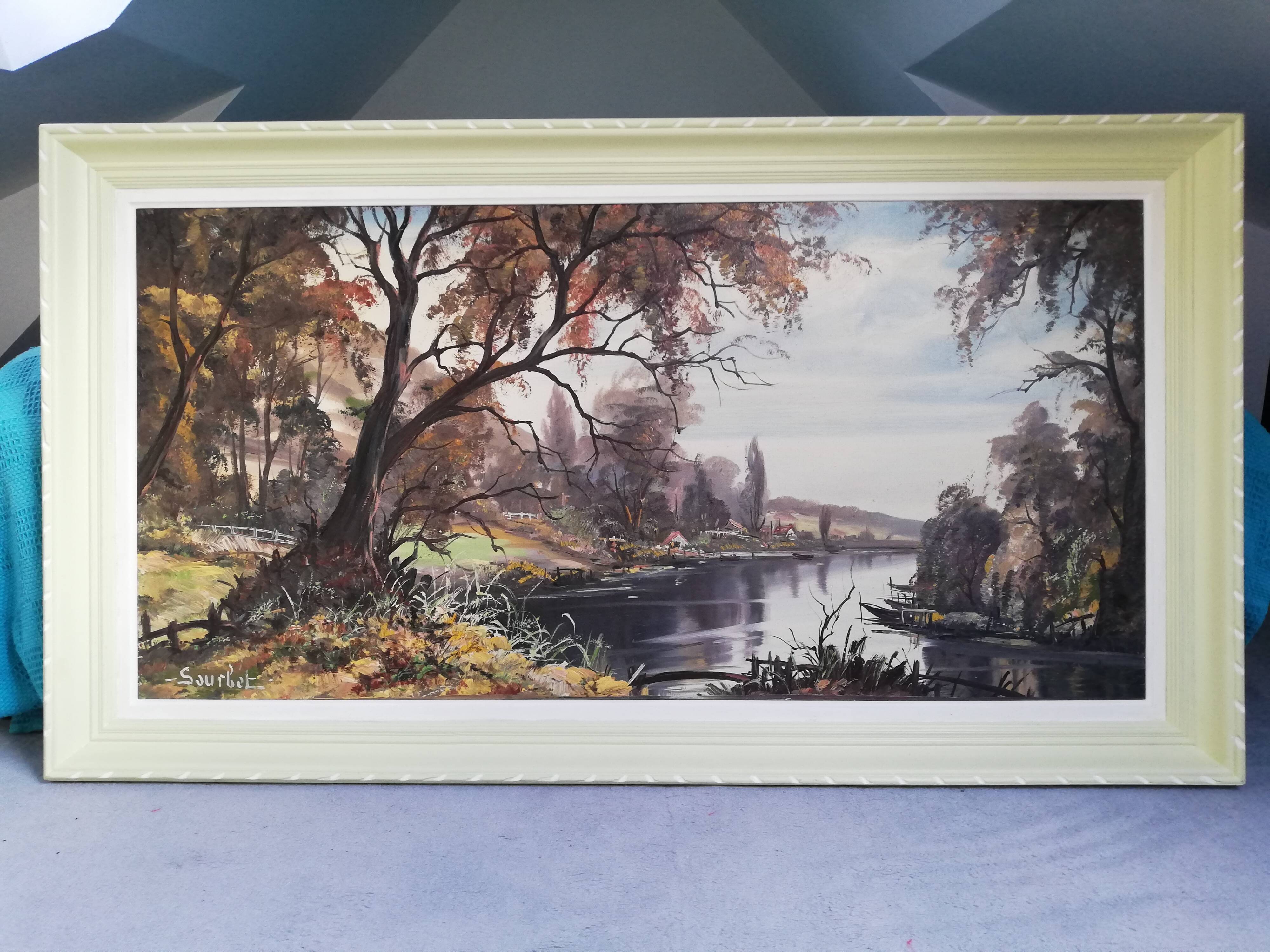 Signed painting "sourbet"