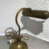 Lampe de bureau de notaire année 30 en laiton
