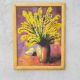 Peinture sur toile bouquet de genêts