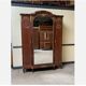 Antique Art Nouveau wardrobe, linen. - fire-gilded bronze