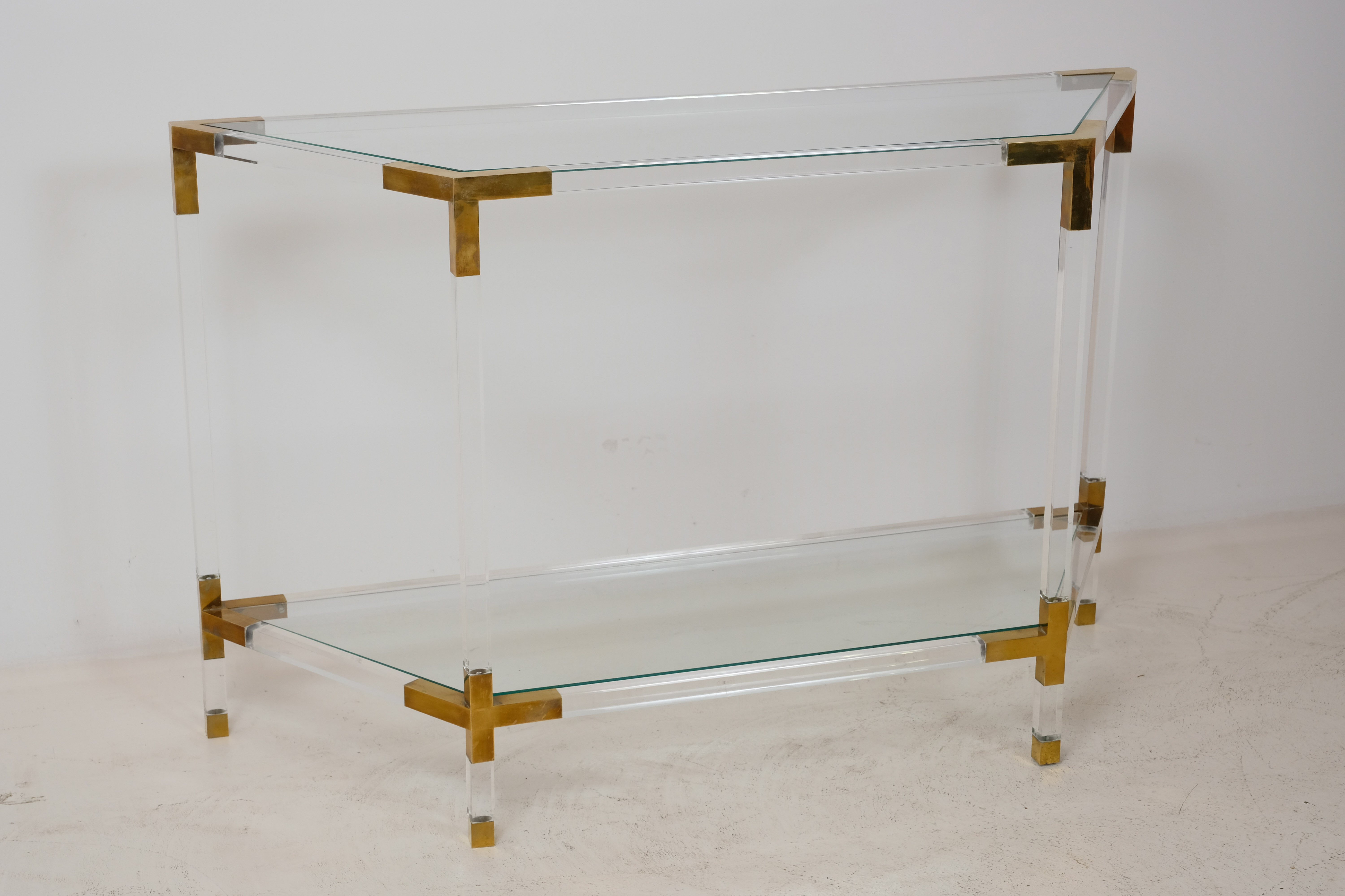 Plexiglas console 1960