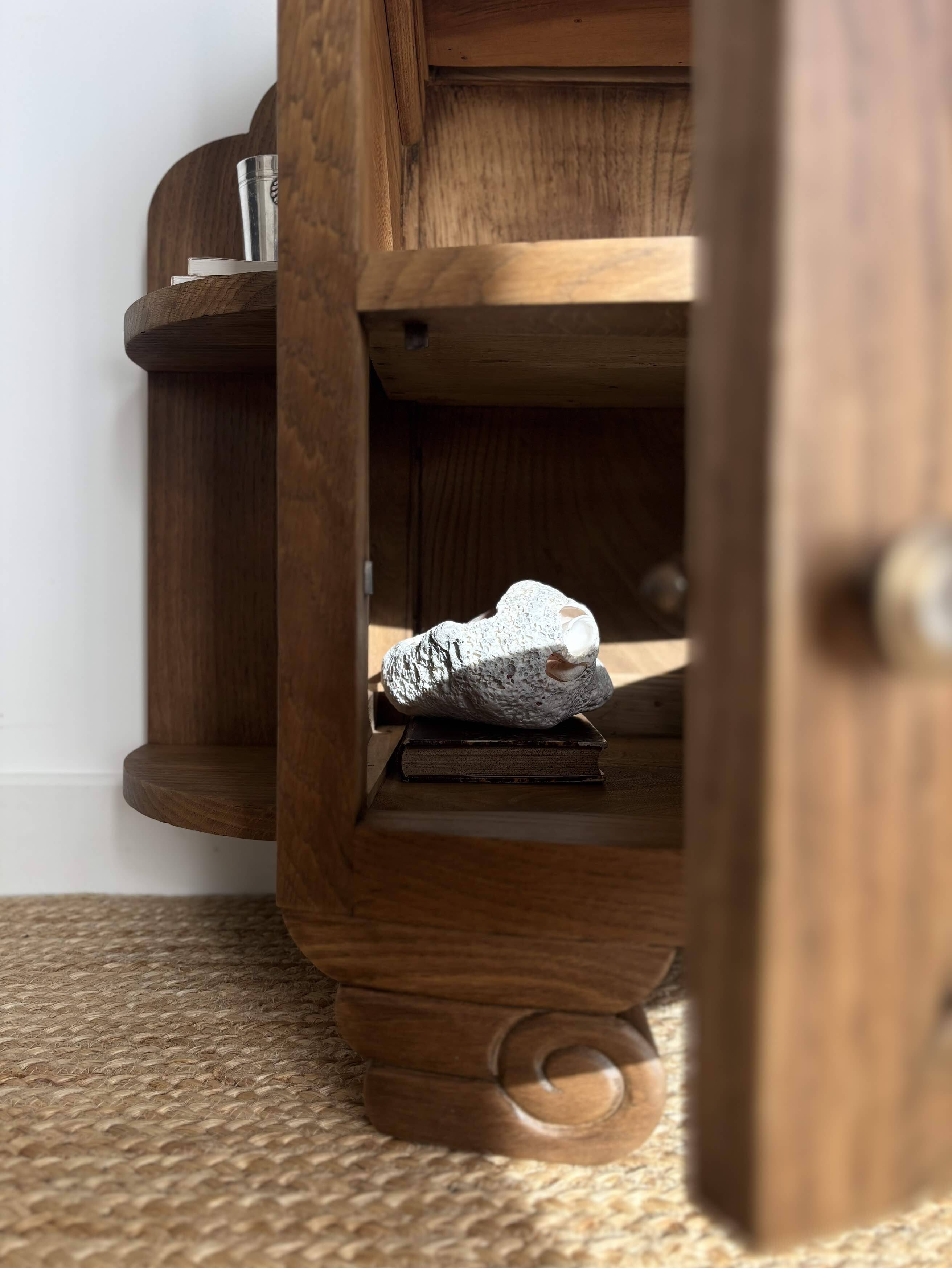 Restored Art Deco bedside table or accent furniture