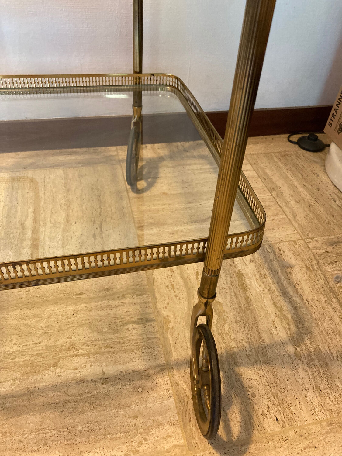 Neoclassical bar cart from the 1950s