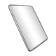 Antique barber's mirror, beveled, to place or hang, 1950