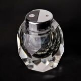 Faceted Sommerso lighter by Seguso, Murano, Italy, 1970s