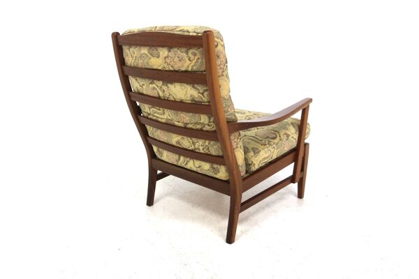 Fauteuil scandinave en acajou, Suède, 1960