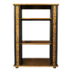 Art Deco TV Unit "Midnight Gatsby" – Matt Black & Gold – Unique Piece