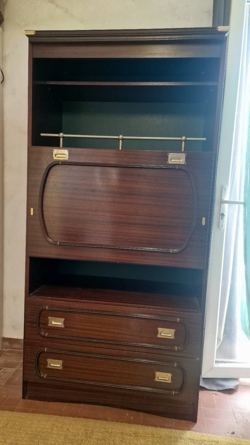 Vintage navy style secretary