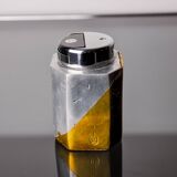 Brutalist lighter by Leopold, Bronze and aluminum, 1970, Spain