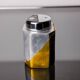 Brutalist lighter by Leopold, Bronze and aluminum, 1970, Spain