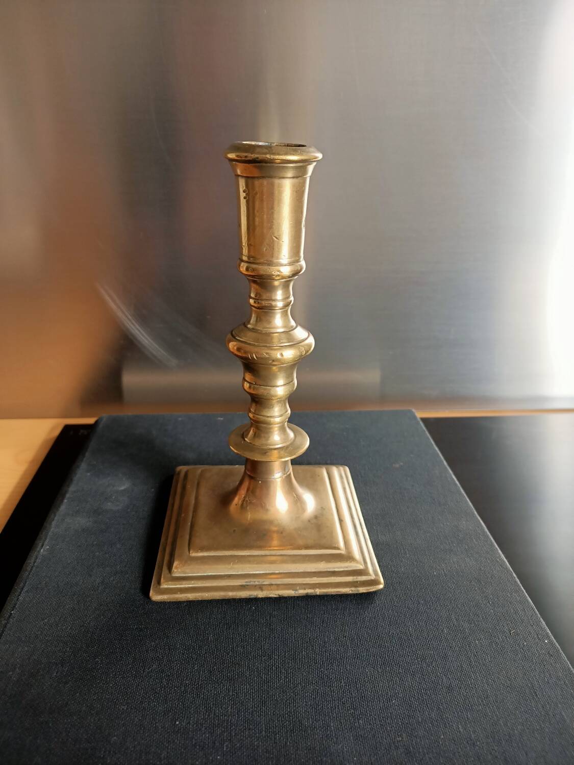 Louis XIII candle holder in bronze