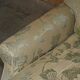 Pair of Howard & Son's style sofas in floral patterned silk blend.