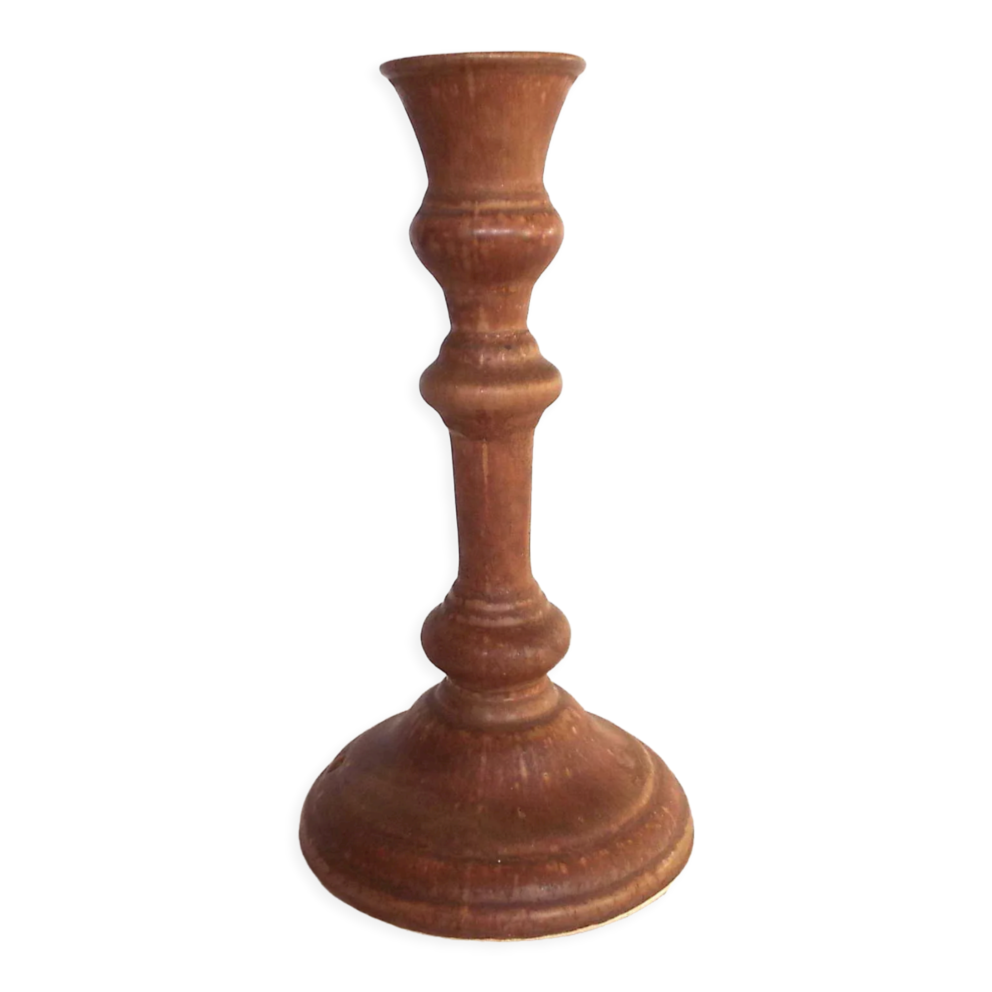 Stoneware candle holder