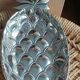 Vide poche en métal argenté forme ananas