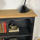 Oak bookcase shelf