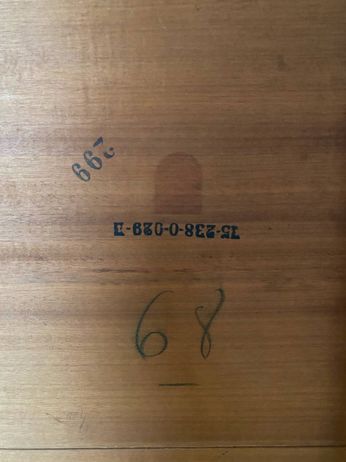 Vintage French house extendable round table (very large when unfolded)