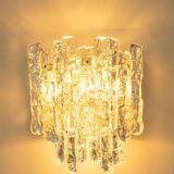 Pair of large Kalmar Murano wall sconces, Austria, 1960s.